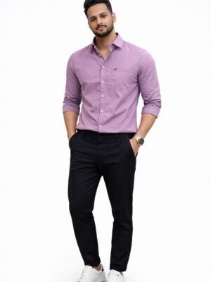 Tommy Hilfiger Men’s Cotton  Slim Fit Premium Shirt
